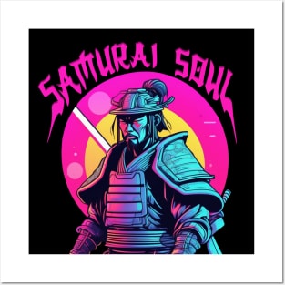 Cyberpunk Samurai, Samurai Soul, Neon Samurai Posters and Art